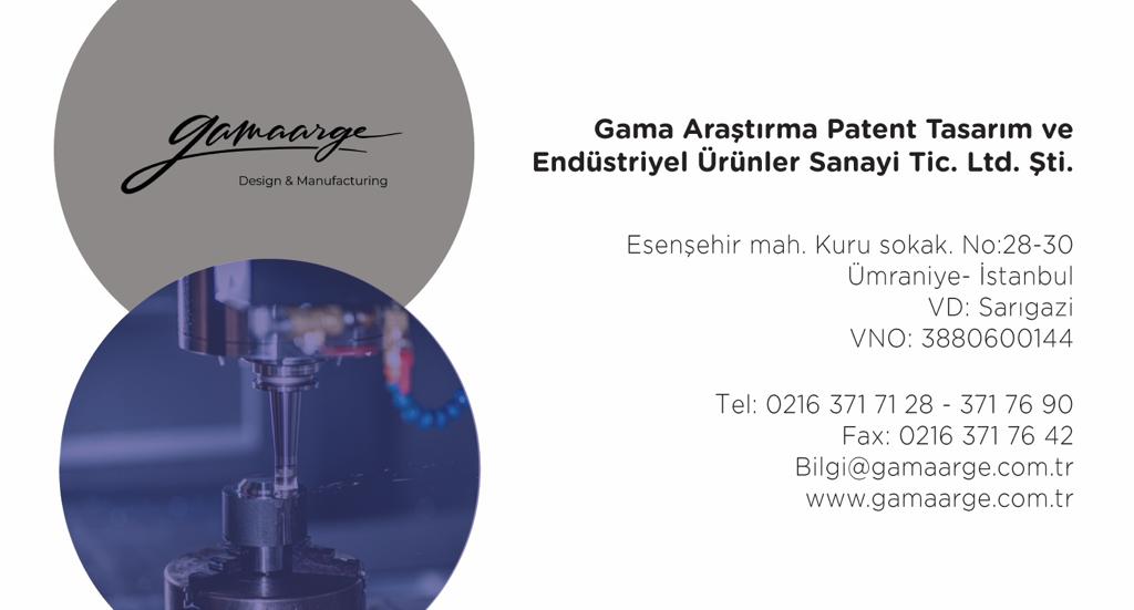 Gama Araştırma Patent Tasarım ve Endüstriyel Ürünler Sanayi Tic.Ltd.Şti. Logosu