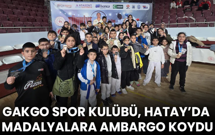 Manşet: GAKGO SPOR KULÜBÜ,HATAY'DA MADALYALARA AMBARGO KOYDU