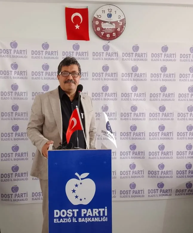 DOST PARTİ ELAZIĞ İL BAŞKANI HASAN BİLGE’DEN ELAZIĞ İÇİN YATIRIM ÇAĞRISI